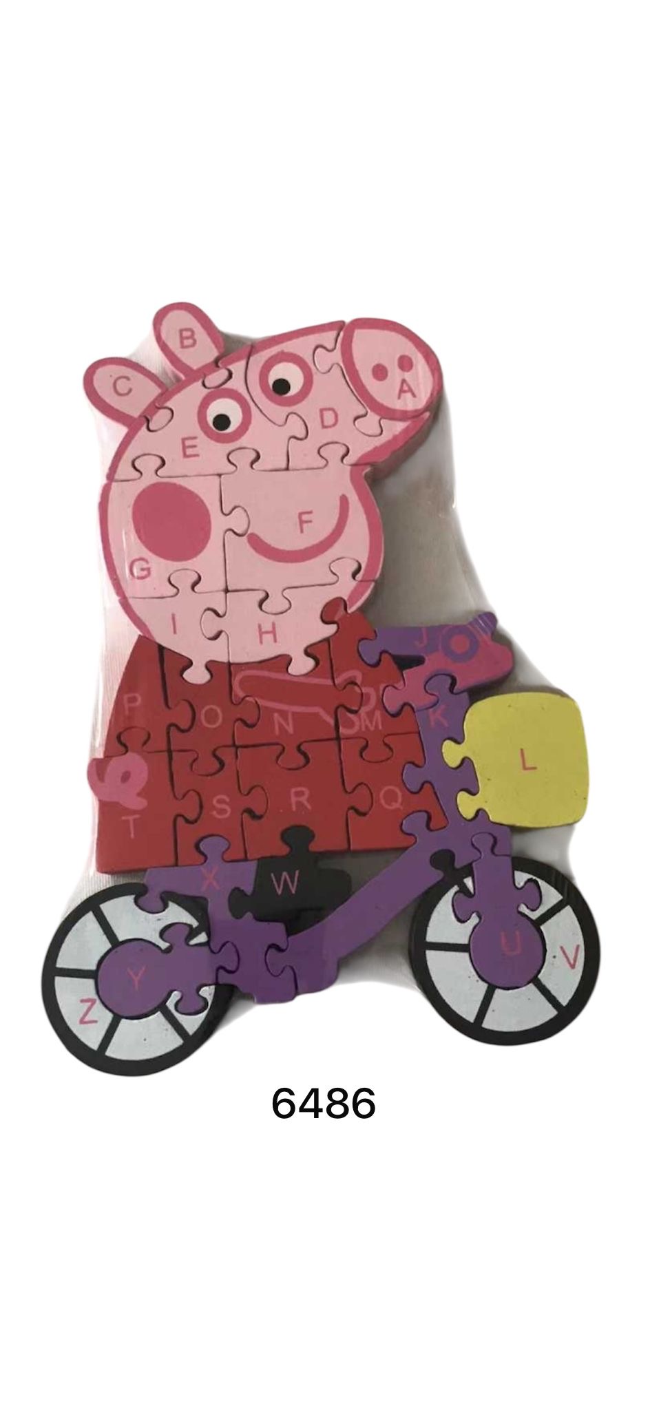 PUZZLE PEPPA PIG DREWNIANE.