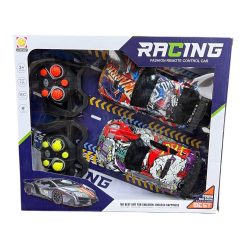 SAMOCHÓD ZESTAW 2 SZTUK STEROWANY ZDALNIE NA PILOTA PREZENT DLA DZIECI.