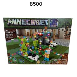 KLOCKI MINECRAFT MEGNETYCZNY LEDOWE 321 PCS.