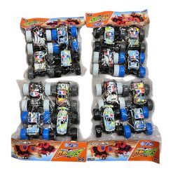 ZESTAW AUTA SPORTS4WD 4 SZTUK DLA DZIECI.