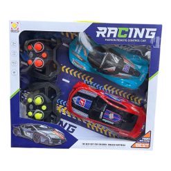 SAMOCHÓD ZESTAW 2 SZTUK STEROWANY ZDALNIE NA PILOTA PREZENT DLA DZIECI.