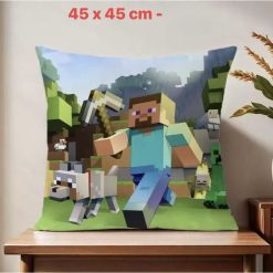 PODUSZKA MINECRAFT DLA DZIECKA 45X45CM.