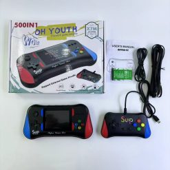 Alternative view of KONSOLA PRZENOŚNA ELEKTRONICZNA X7M 500 GIER TRYB 2 GRACZY 3,5 CALA