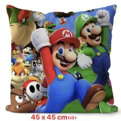 PODUSZKA SUPER MARIO DLA DZIECKA 45X45CM.