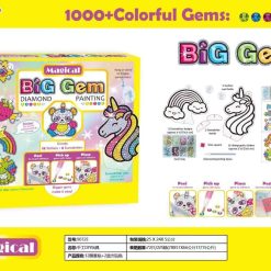 HAFT DIAMNETOWY MALOWANIE BIG GEM KREATYWNY DLA DZIECI.