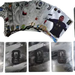 KARTY PIŁKARSKIE ŚREBRNE 55 KART.