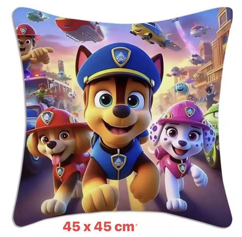 PODUSZKA PSI PATROL DLA DZIECKA 45X45CM.