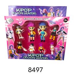 ZESTAW FIGURKI K-POP DEMON HUNTERS.