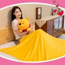 Alternative view of MASKOTKA PLUSZOWA KUBUŚ PUCHATEK Z KOCEM 3w1 MIŚ 50CM.