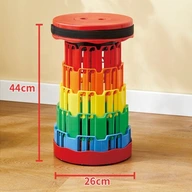 Alternative view of SKŁADANY STOŁEK TĘCZOWY TELESKOPOWY TURYSTYCZNY.