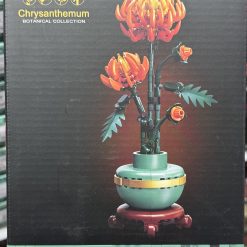 KLOCKI KWIATY CHRYSANTHEMUN 278 ELEMENTY.