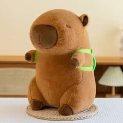 MASKOTKA KAPIBARA Z PLECAKIEM 45CM.