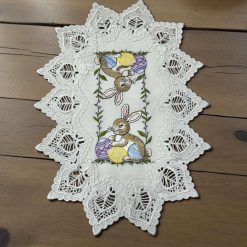 SERWETKA WIELKANOCNA 30X45CM KOLOR BIAŁY.