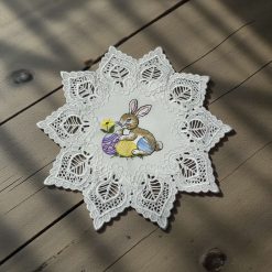 SERWETKA WIELKANOCNA 30X30CM KOLOR BIAŁY.