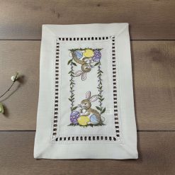 SERWETKA WIELKANOCNA 30X45CM KOLOR BIAŁY.