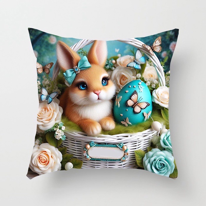 POSZEWKI NA PODUSZKI WIELKANOCNE 40/40CM.