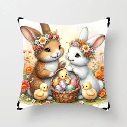 POSZEWKI NA PODUSZKI WIELKANOCNE 40/40CM.