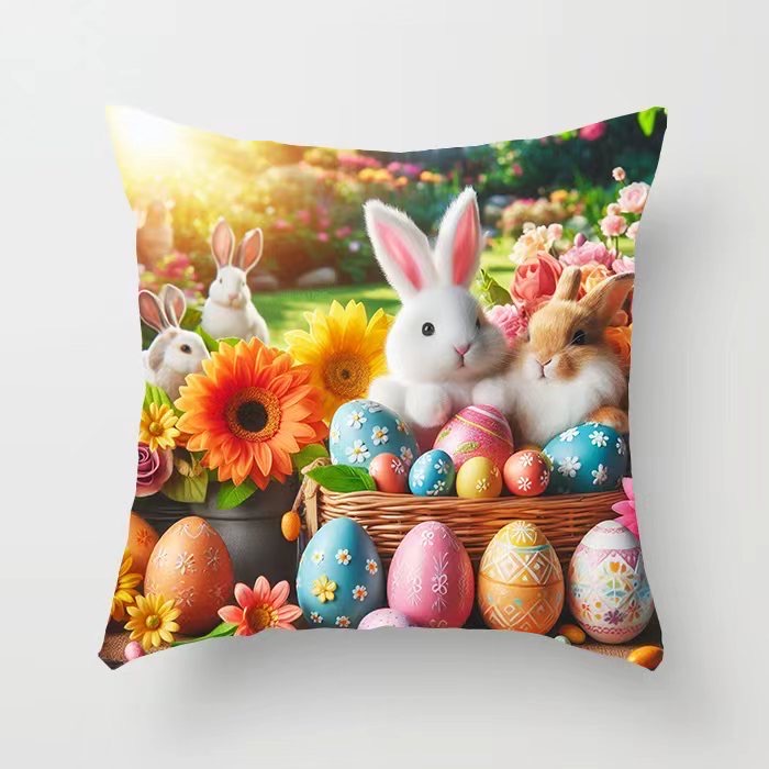 POSZEWKI NA PODUSZKI WIELKANOCNE 40/40CM.