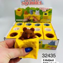 GNIOTKI ANTYSTRESOWY MYSZKA W SERZE.