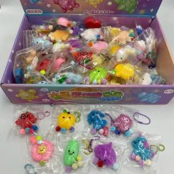 GNIOTKI BRELOK ANTYSTRESOWY SQUISHY MIX.