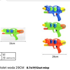 PISTOLET NA WODĘ 29CM.