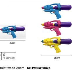 PISTOLET NA WODĘ 28CM.