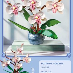 KLOCKI KWIATY PLANT 225 PCS DLA DZIECI.