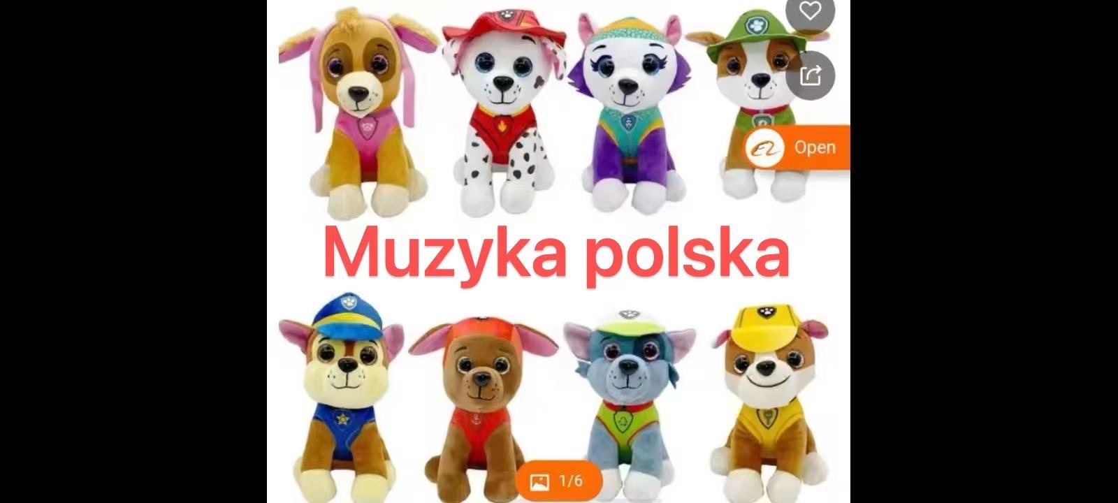 MASKOTKA PSI-PATROL Z MUZYKA POLSKA DLA DZIECI.