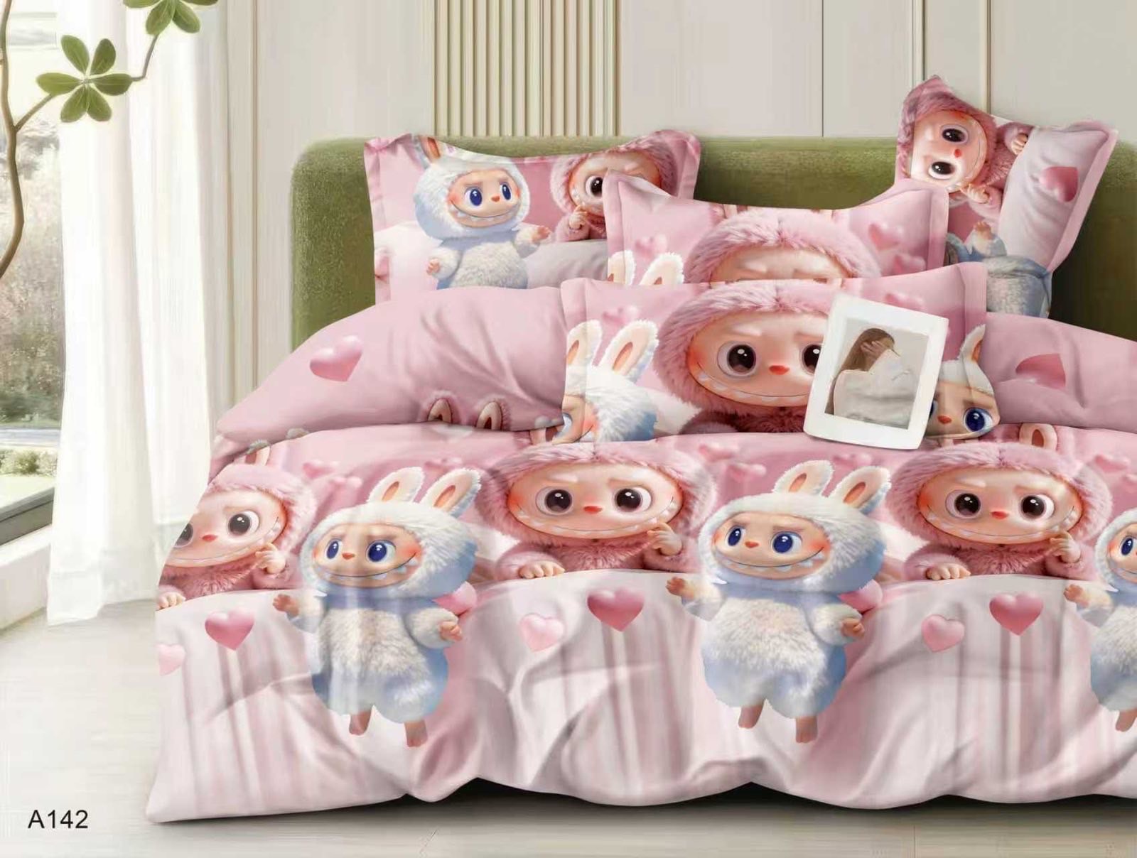 KOMPLET POŚCIELI 3D- 3 CZĘŚCIOWY 160/200CM.