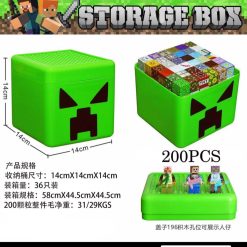 KLOCKI PUZZLE MAGNETYCZNE MINECRAFT TNT 200 PCS.