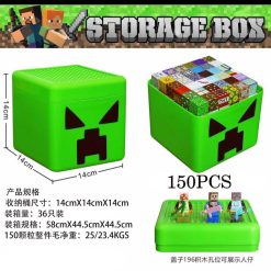 KLOCKI PUZZLE MAGNETYCZNE MINECRAFT CUBES 150 PCS.