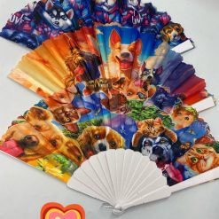 WACHLARZ PLASTIKOWY DWUSTRONNY.