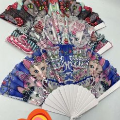 WACHLARZ PLASTIKOWY DWUSTRONNY.