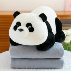 MASKOTKA PODUSZKA PANDA Z KOCEM 3W1 50CM.