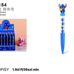 DŁUGOPISY FIGURKI STITCH.