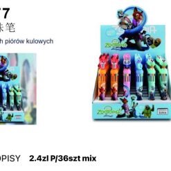 DŁUGOPISY FIGURKI ZOOTOPIA.