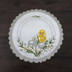 SERWETKA OKRAGŁA WIELKANOC 23x23CM.