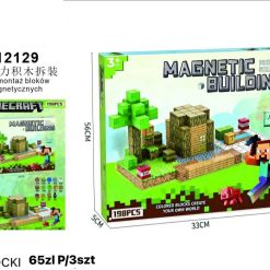 KLOCKI DEMONTAŻ BLOKÓW MAGNETYCZNYCH 198PCS.