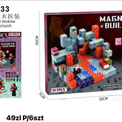 KLOCKI DEMONTAŻ BLOKÓW MAGNETYCZNYCH 147PCS.