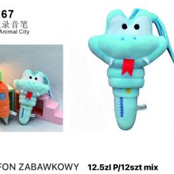 DYKTAFON DŁUGOPIS ANIMAL CITY ZABAWKOWY.