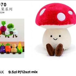 MASKOTKA PLUSZAK SERIA WARZYW i OWOCÓW.