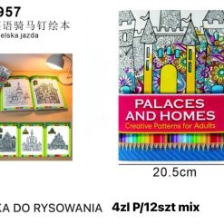 KSIĄŻKA PALACES & HOMES DO NAUKI RYSOWANIA.