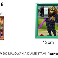 ZESTAW DO MALOWANIA DIAMENTAMI.