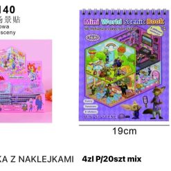 KSIĄŻKA ZOOTOPIA Z NAKLEJKAMI.