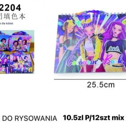 KSIĄŻKA K-POP DEMON HUNTERS DO NAUKI RYSOWANIA.