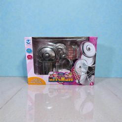 Alternative view of ZESTAW KUCHENNY DLA DZIECI METALOWE NACZYNIA GARNKI PATELNIA 8 ELEMENTÓW