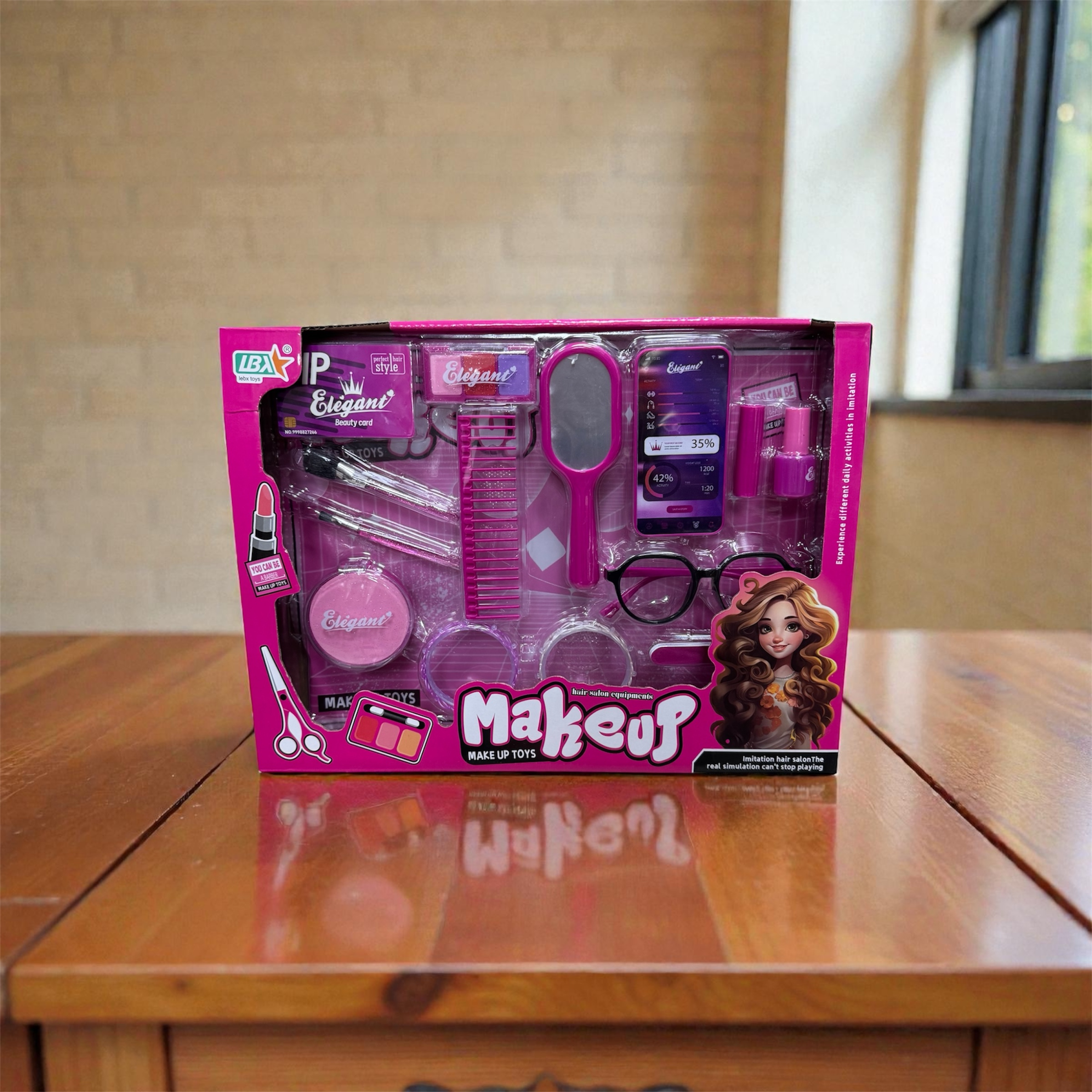 ZESTAW PIĘKNOŚCI DLA MAŁEJ KSIĘŻNICZKI FRYZJER.