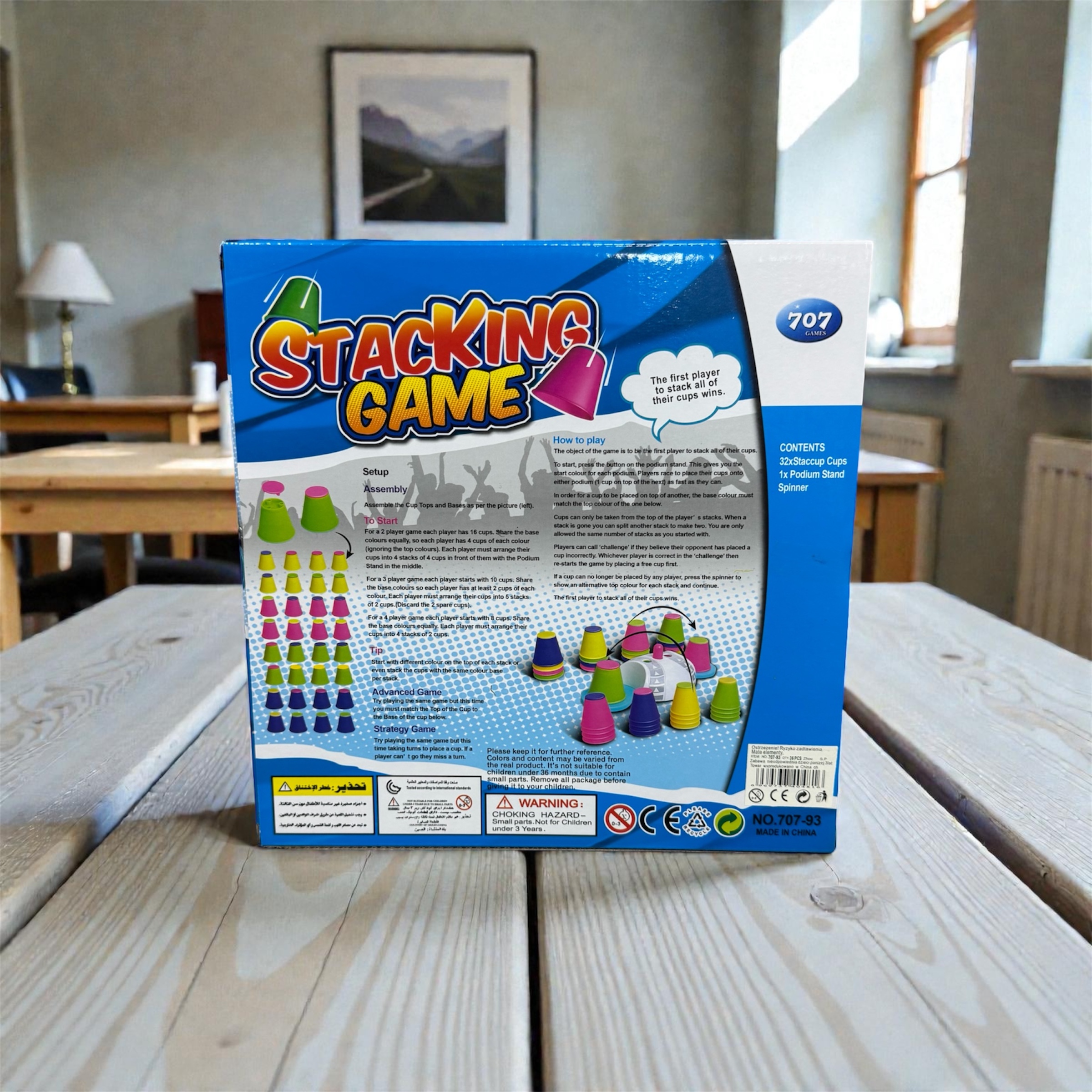 EDUKACYJNA GRA ZRĘCZNOŚCIOWA "STACKING GAME". - obrazek 2