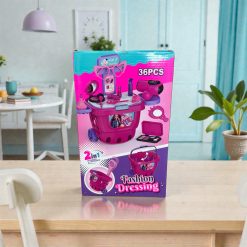 ZESTAW PIĘKNOŚCI TOALETKA W WALIZCE 2W1.