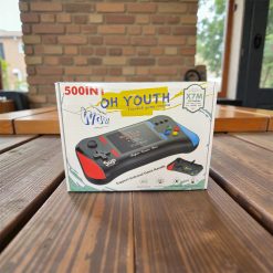 KONSOLA PRZENOŚNA ELEKTRONICZNA X7M 500 GIER TRYB 2 GRACZY 3,5 CALA